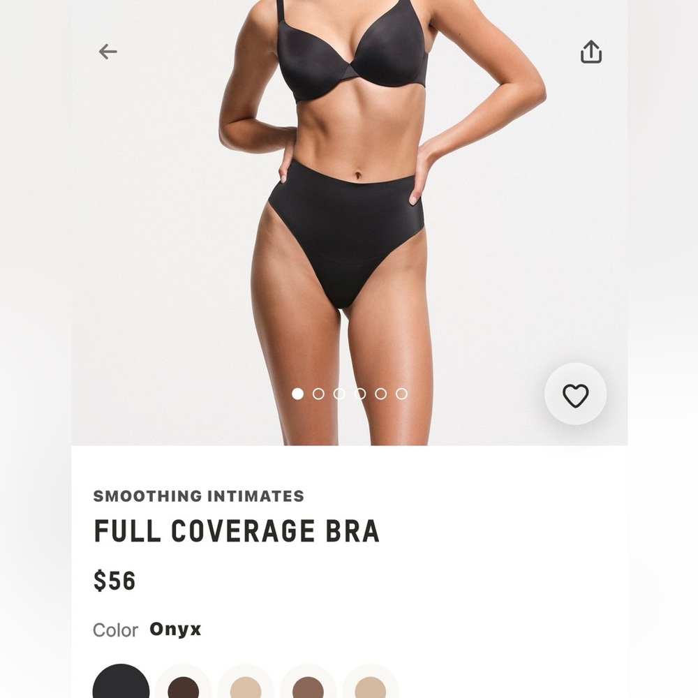SKIMS Onyx Full Coverage Bra - Onyx